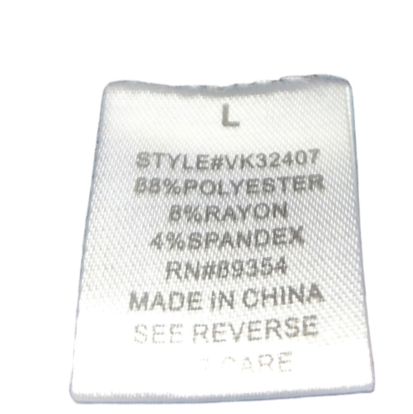 Adrienne Vittadini Soft‎ 3/4 Sleeve Top Dary Gray Womens Size Large - Picture 7 of 8